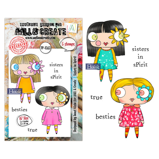 Sisters in Spirit- #1363 -A7 Stamp Set -February 2026