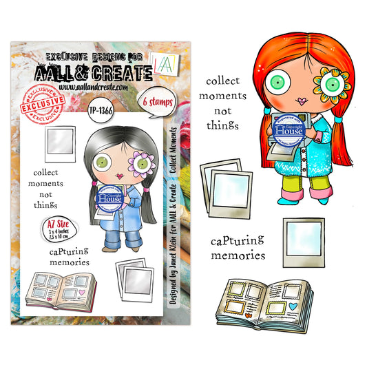 Collect Moments - #1366 -A7 Stamp Set -April 2026
