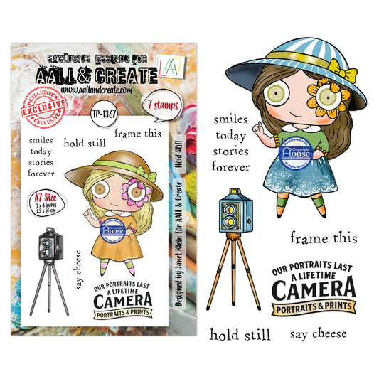 Hold Still - #1367 -A7 Stamp Set -April 2026