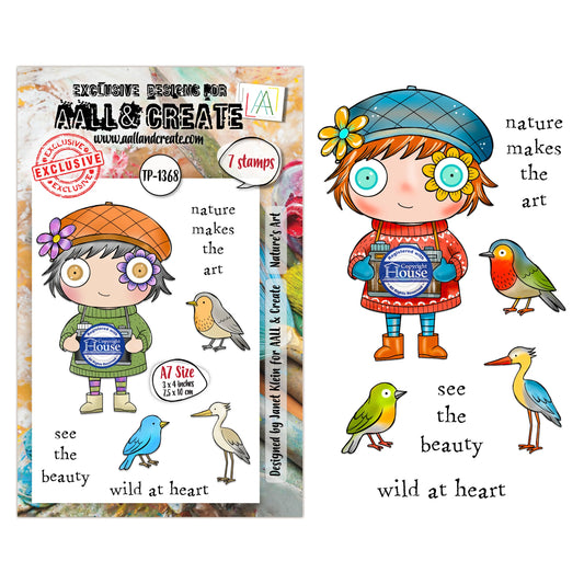 Nature's Art - #1368 -A7 Stamp Set -April 2026