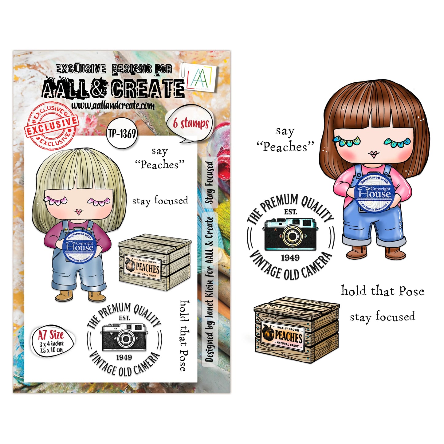 Stay Focused - #1369 -A7 Stamp Set -April 2026