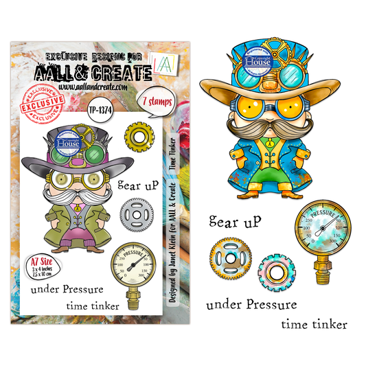 Time Tinker - #1374 -A7 Stamp Set -June 2026