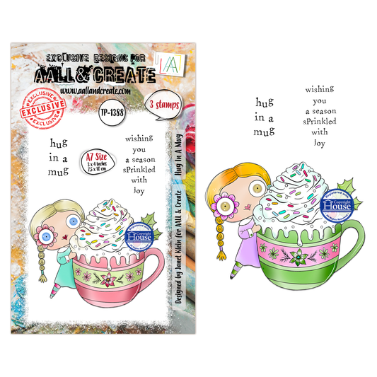 Hug in a Mug - #1388 -A7 Stamp Set - August 2026