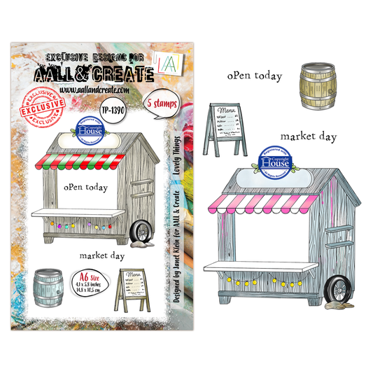 Lovely Things - #1390 -A7 Stamp Set - August 2026