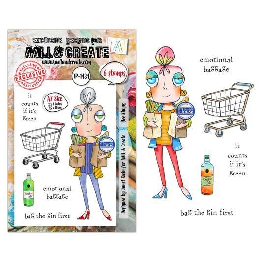 Dee Shops- #1434 -A7 Stamp Set -July 2026