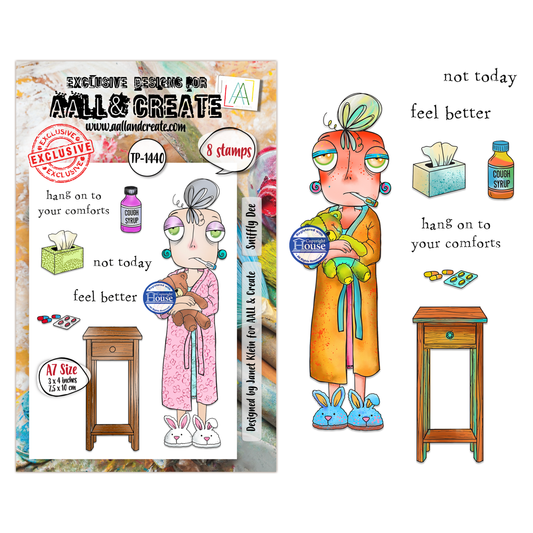 Sniffly Dee - #1440 -A7 Stamp Set -July 2026