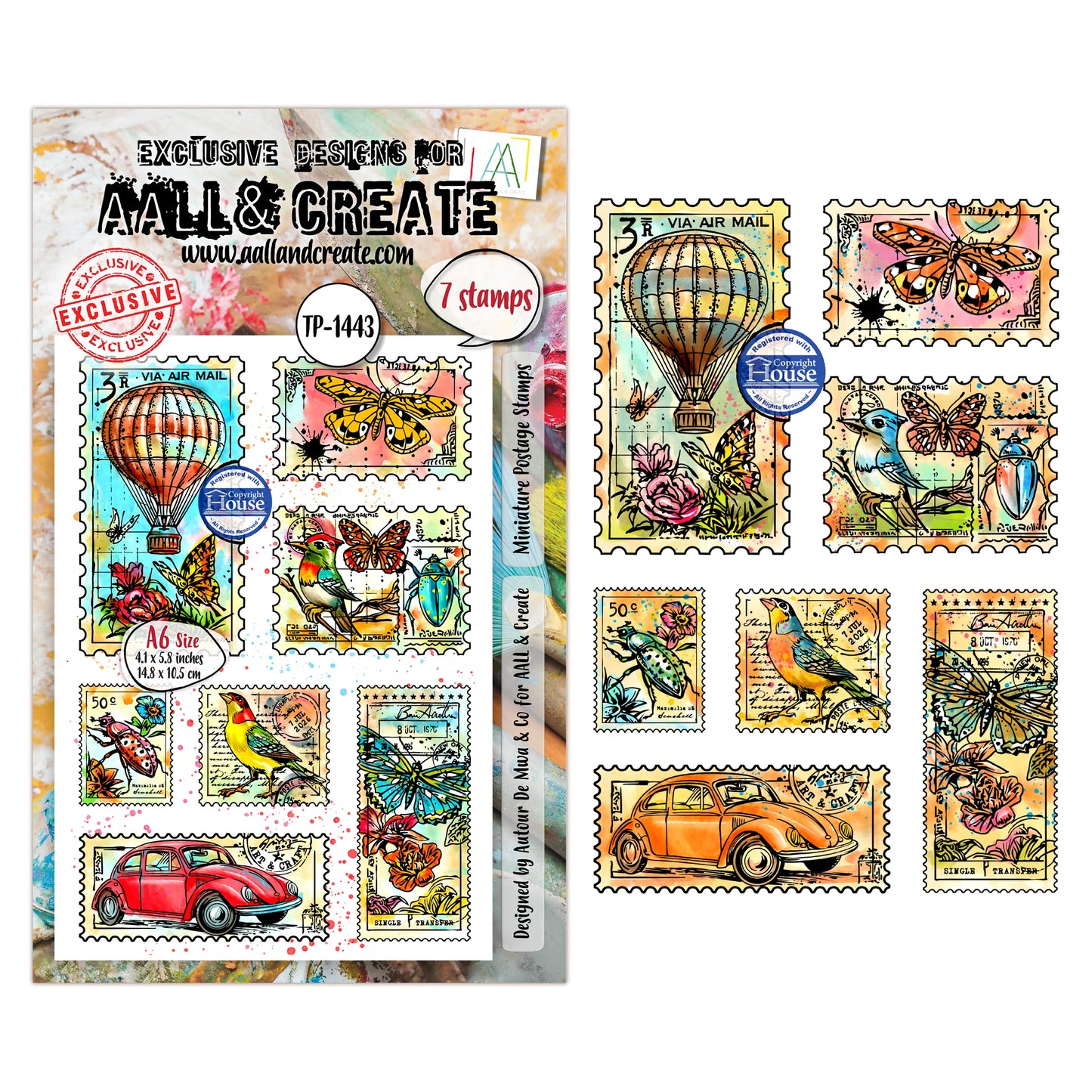 Miniature Postage Stamp -#1443- May 2026