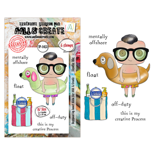Floatie Abs - #1451 -A7 Stamp Set -July 2026