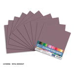 CC ROYAL MIDNIGHT Textured Cardstock - 12 x 12 (216gsm) - 10 Sheets