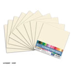CC IVORY Textured Cardstock - 12 x 12 (216gsm) - 10 Sheets
