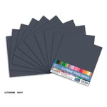 CC NAVY Textured Cardstock - 12 x 12 (216gsm) - 10 Sheets