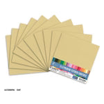 CC OAT Textured Cardstock - 12 x 12 (216gsm) - 10 Sheets