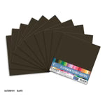 CC SLATE Textured Cardstock - 12 x 12 (216gsm) - 10 Sheets