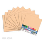 CC SOFT PEACH Textured Cardstock - 12 x 12 (216gsm) - 10 Sheets