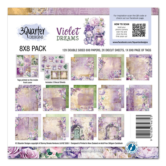 Violet Dreams 8x8- August Release