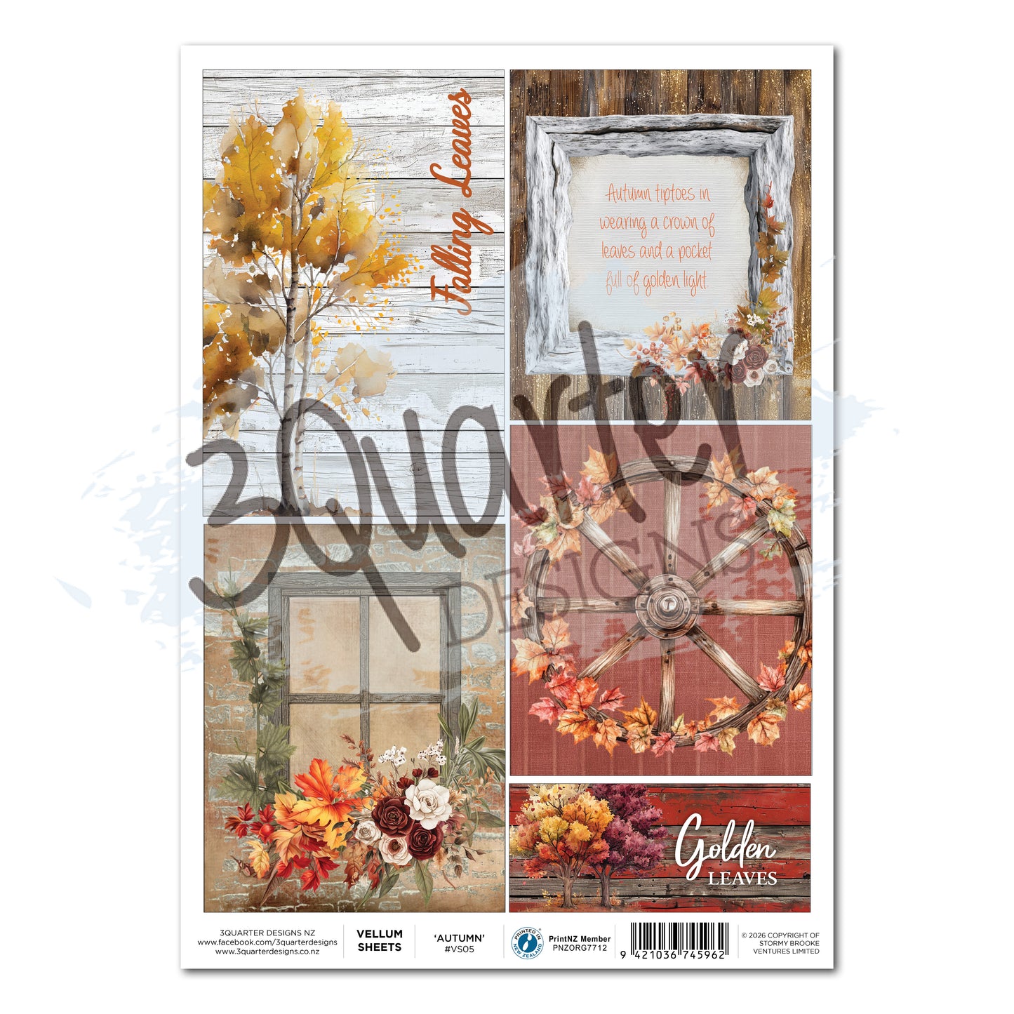 Autumn Whispers Vellum- April Release