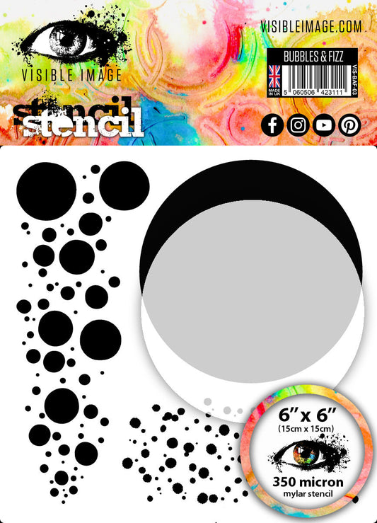 Bubbles & Fizz - Stencil