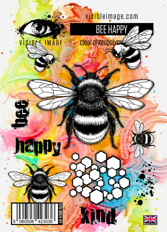 Bee Happy - A6 Stamp Set