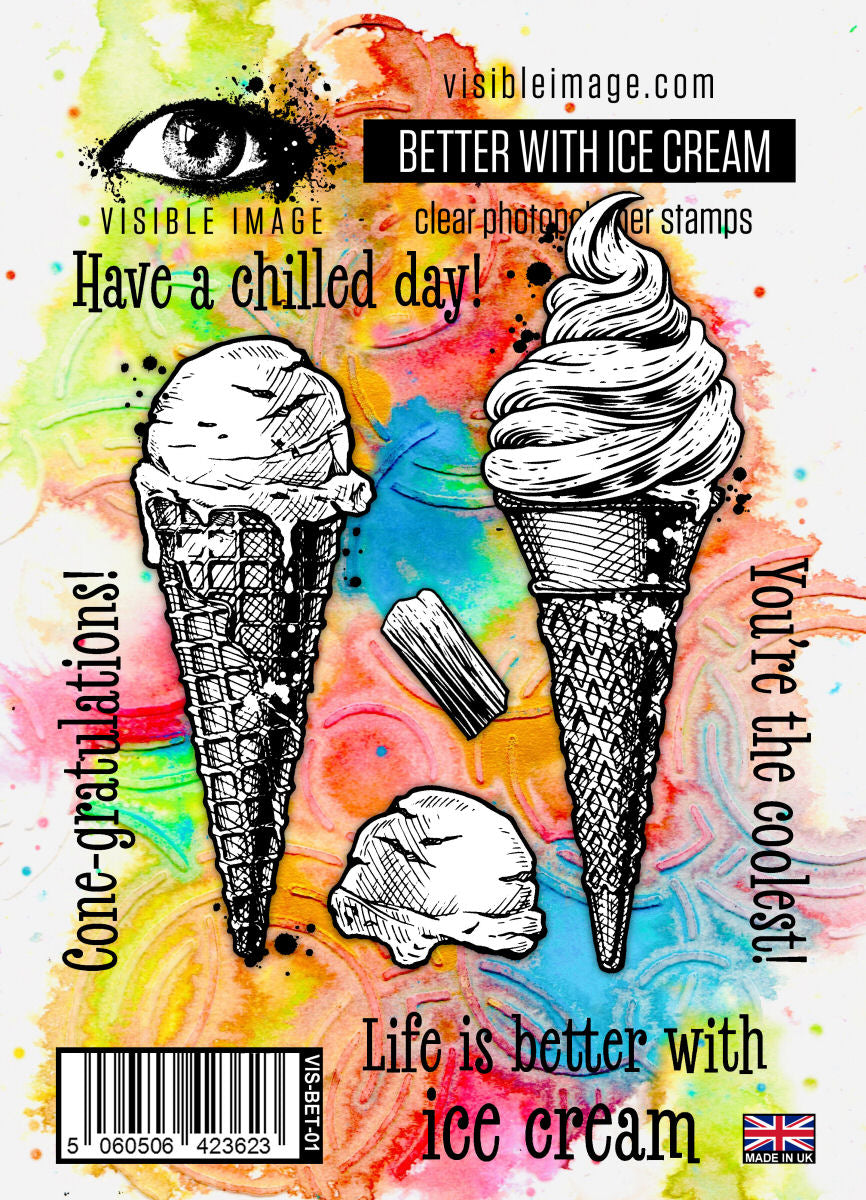 Better with Ice Cream - Stamp Set