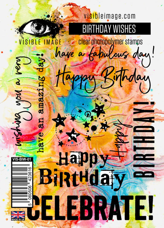 Birthday Wishes - A6 Stamp Set