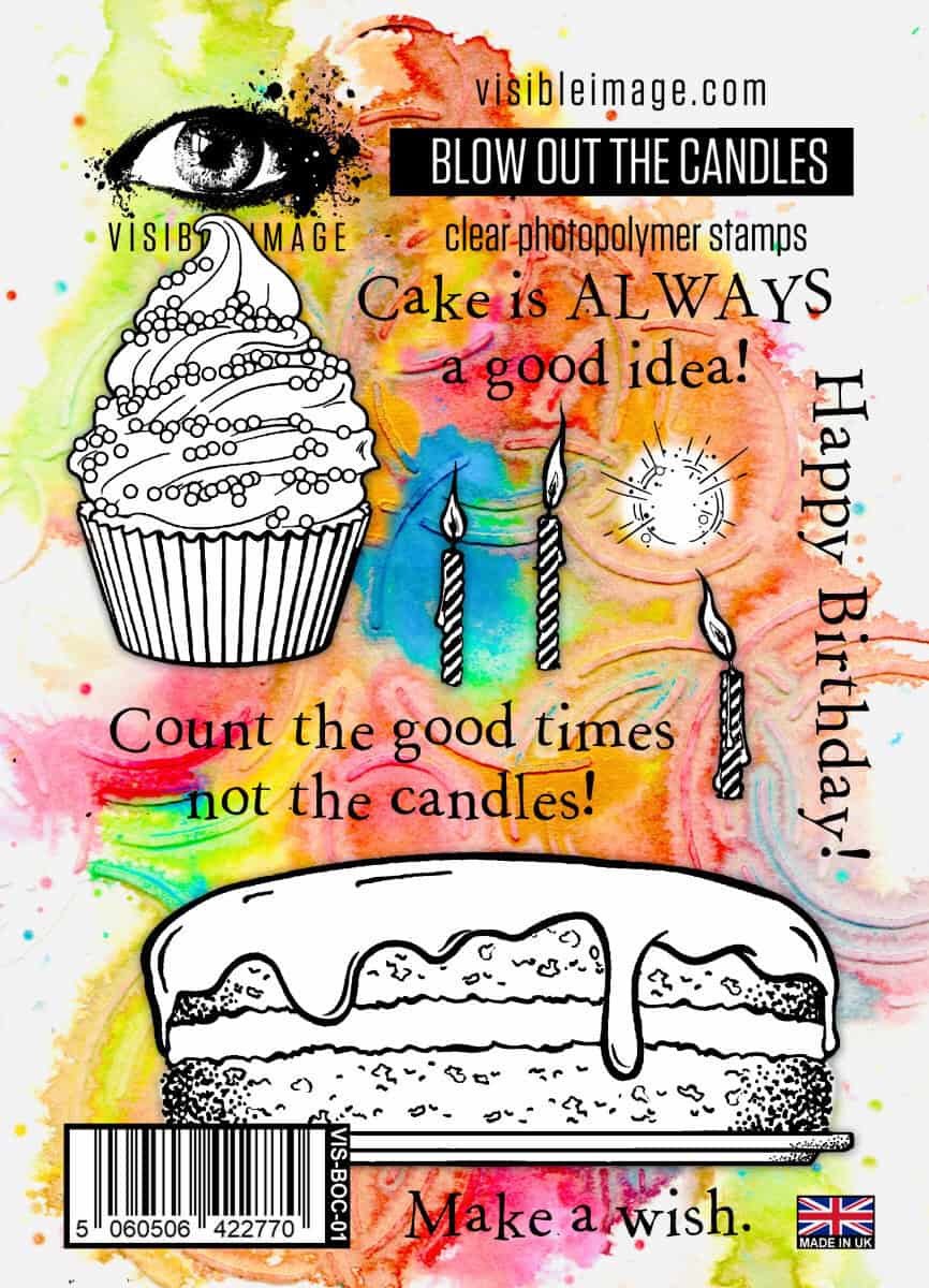 Blow Out the Candles  - A6 Stamp Set