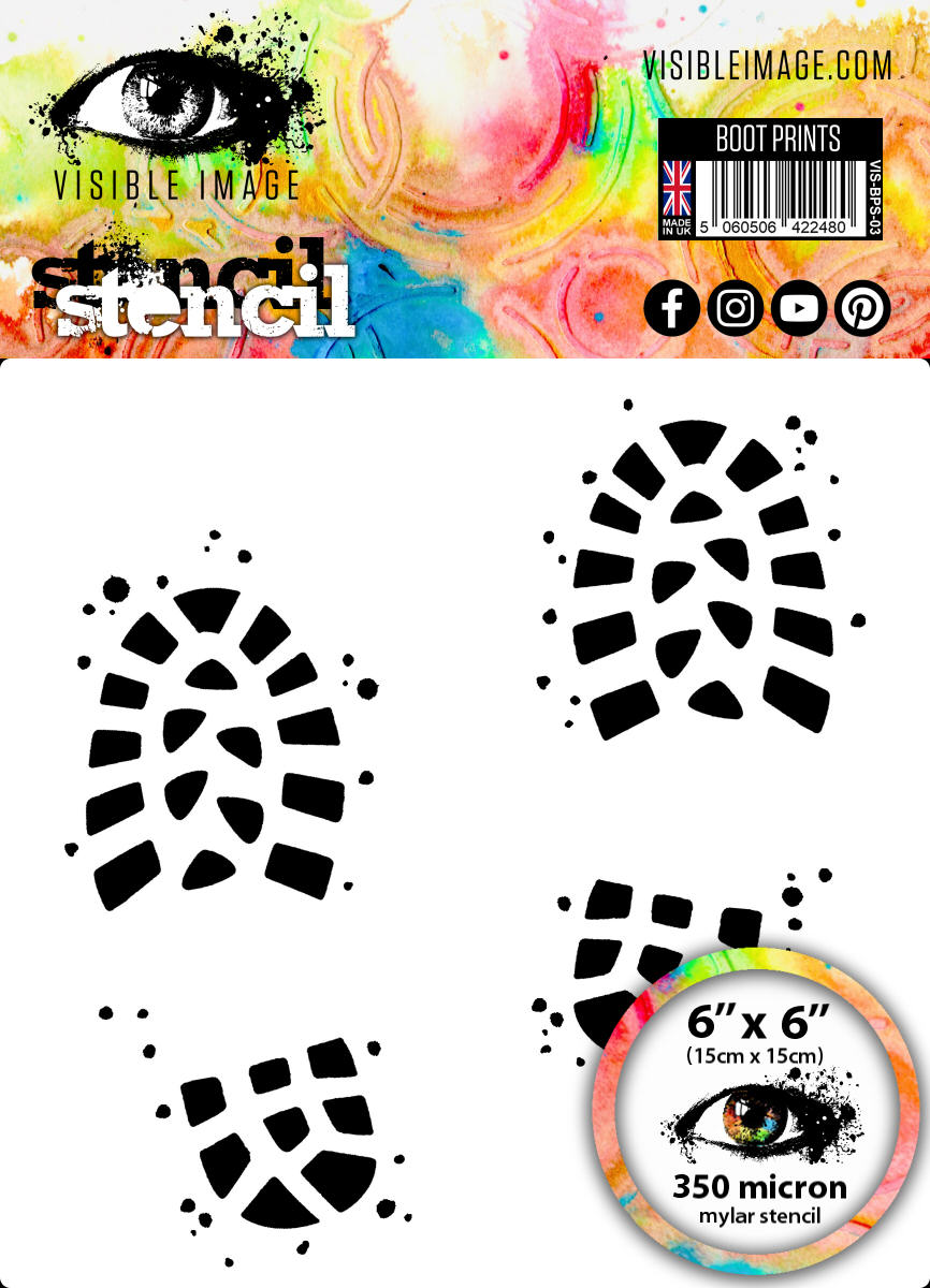 Boot Prints - Stencil