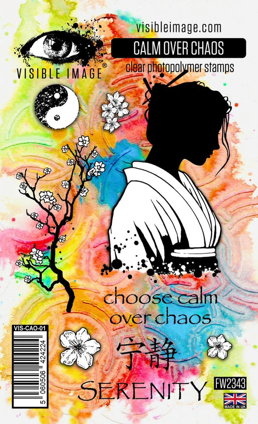 Calm Over Chaos - A6 Stamp Set