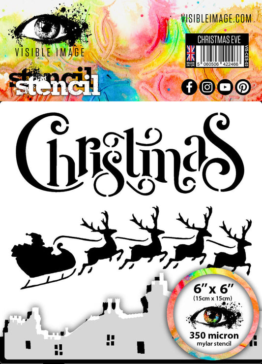 Christmas Eve - Stencil 6x6