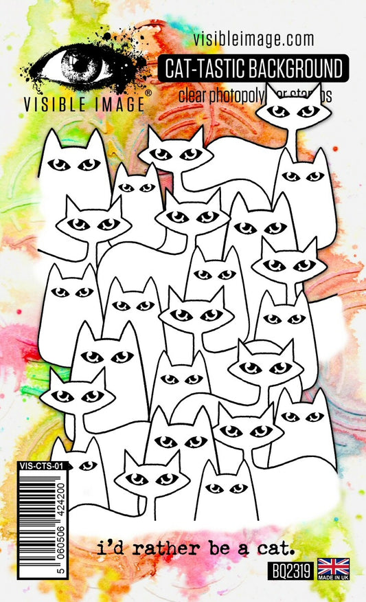 Cat-tastic Background - A6 Stamp Set