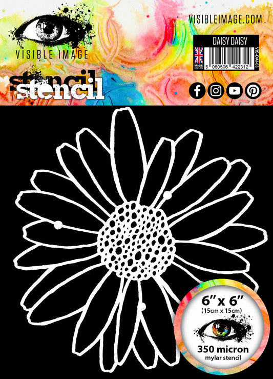 Daisy Daisy - Stencil 6x6