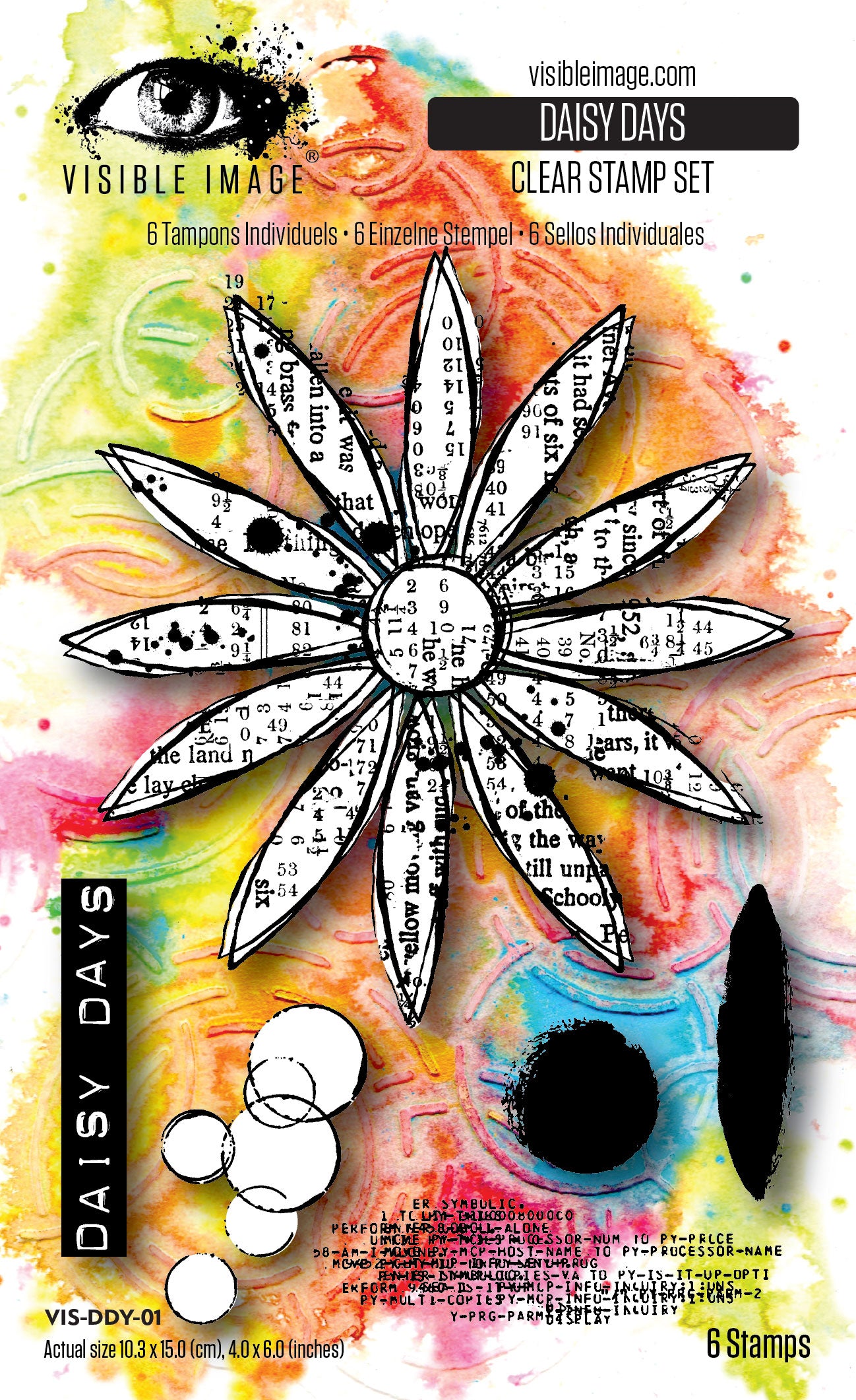 Daisy Days 4in x 6in Stamp Set