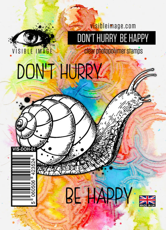 Don't Hurry Be Happy - Stamp Set