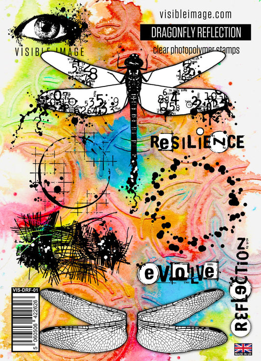 Dragonfly Reflection - Stamp Set