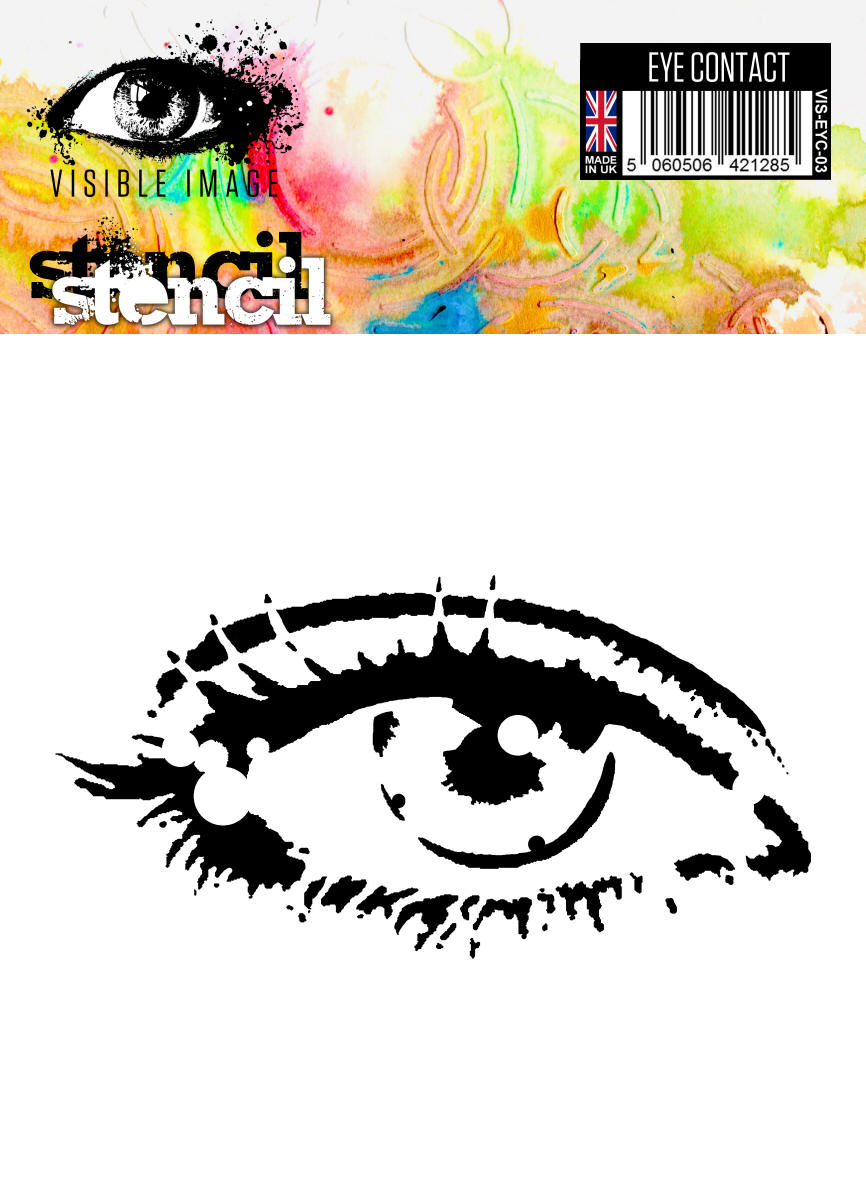 Eye Contact - 6 x 6 Stencil