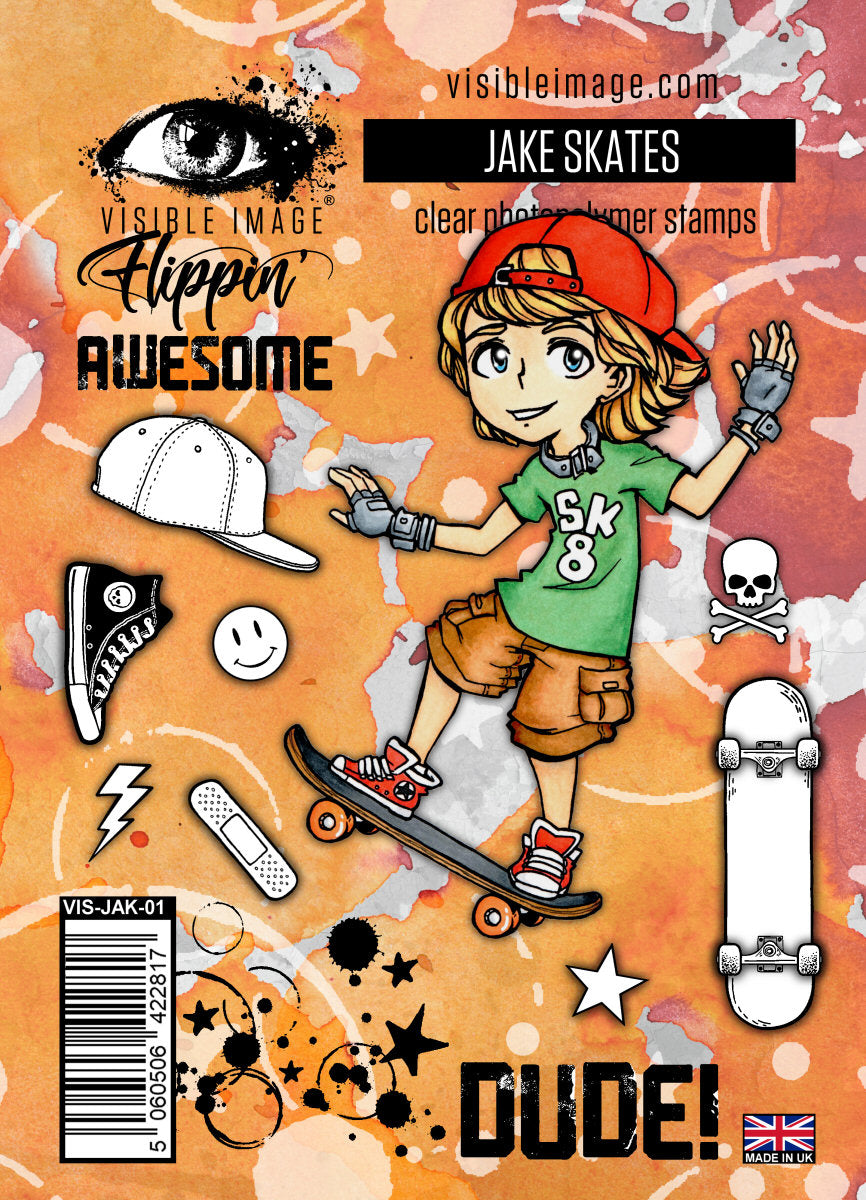 Jake Skates - A6 Stamp Set