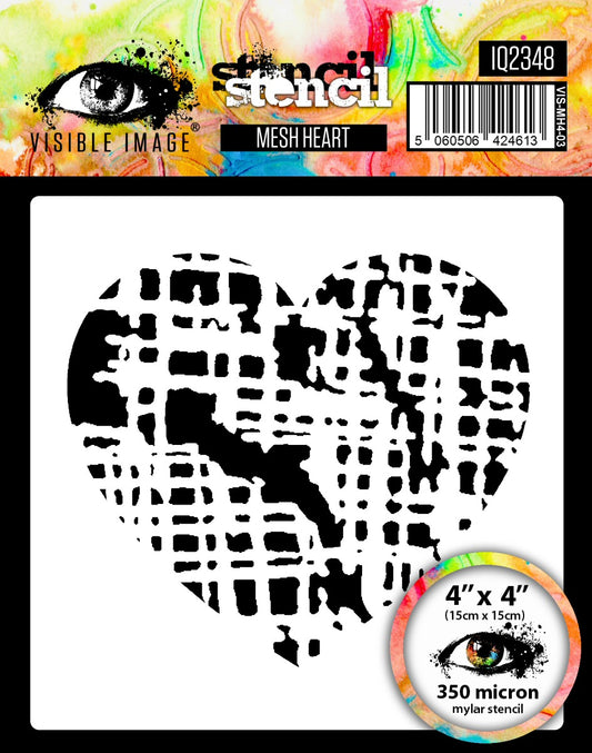 Mesh Heart - Stencil 4x4
