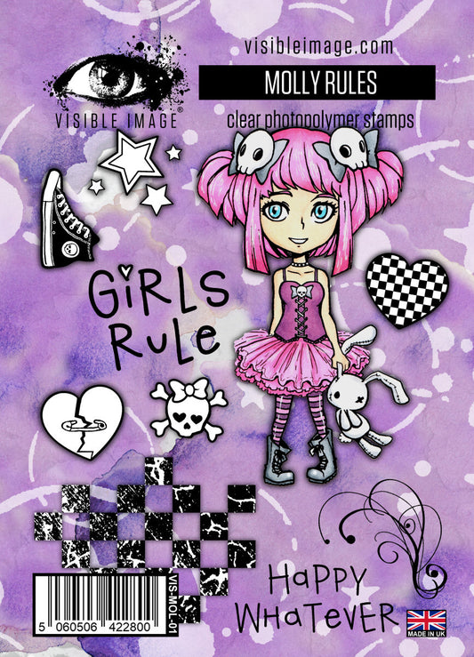 Molly Rules - A6 Stamp Set