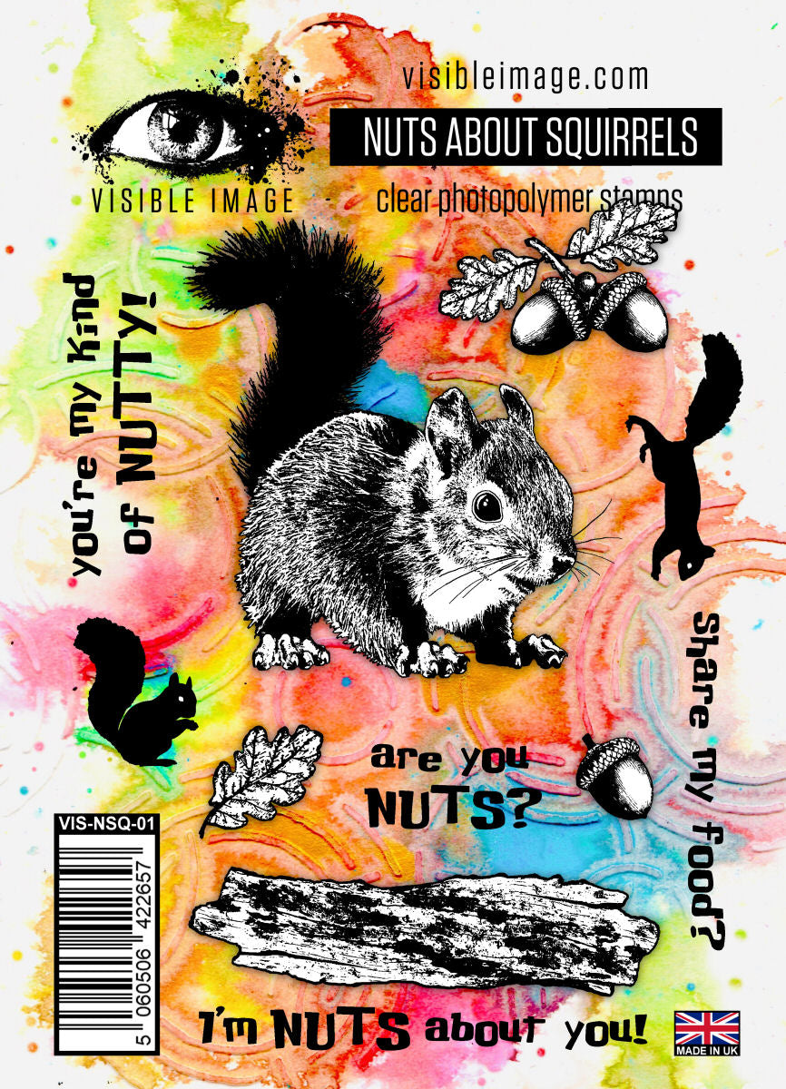 Nuts about Squirrels - A6 Stamp Set