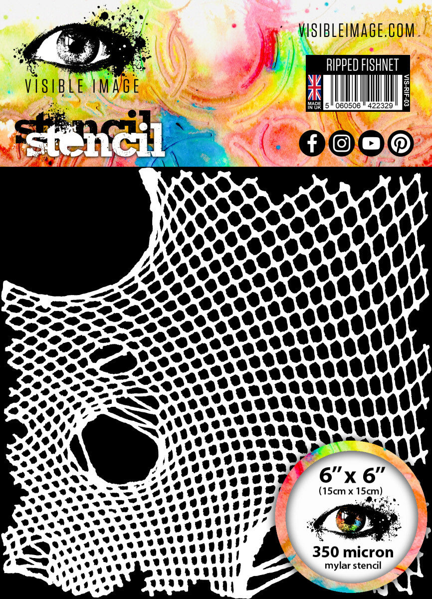Ripped Fishnet - Stencil