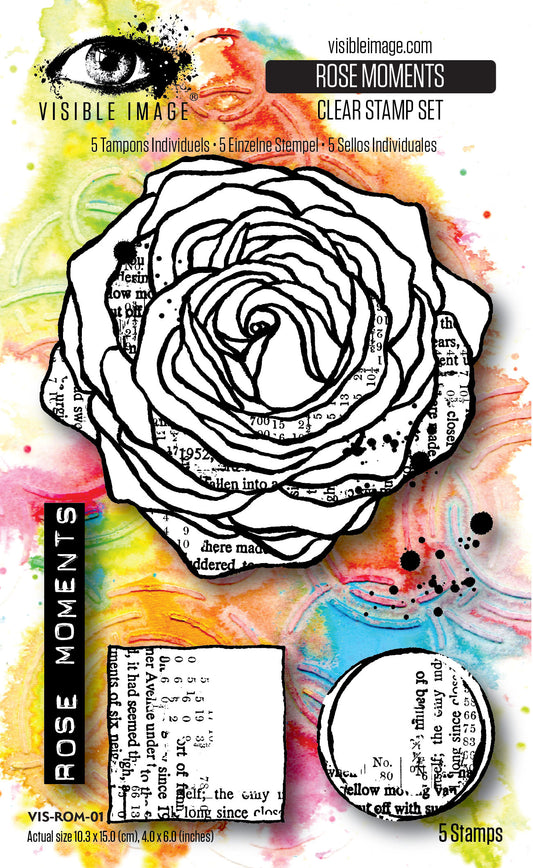 Rose Moments 4in x 6in Stamp Set
