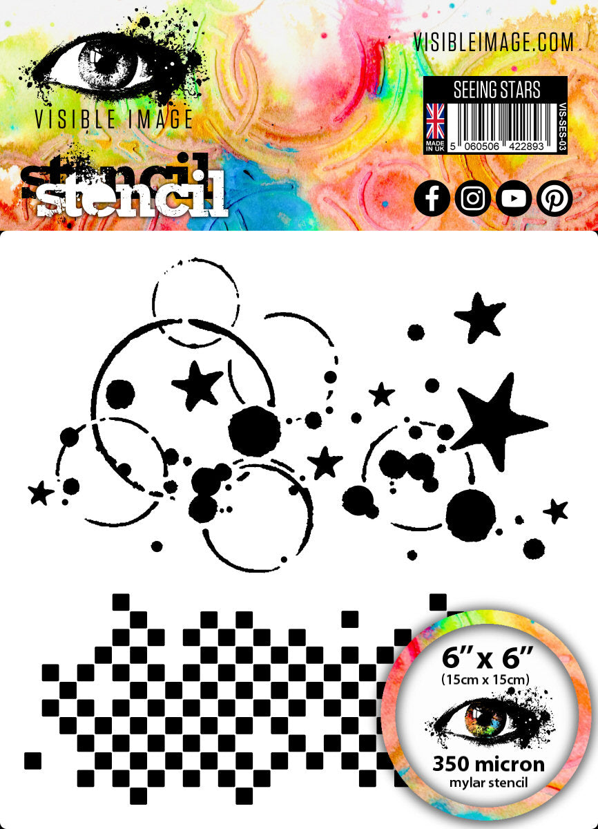 Seeing Stars - Stencil 6x6