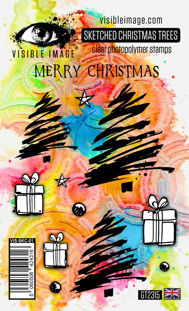 Sketched Christmas Tree - Stamp Set