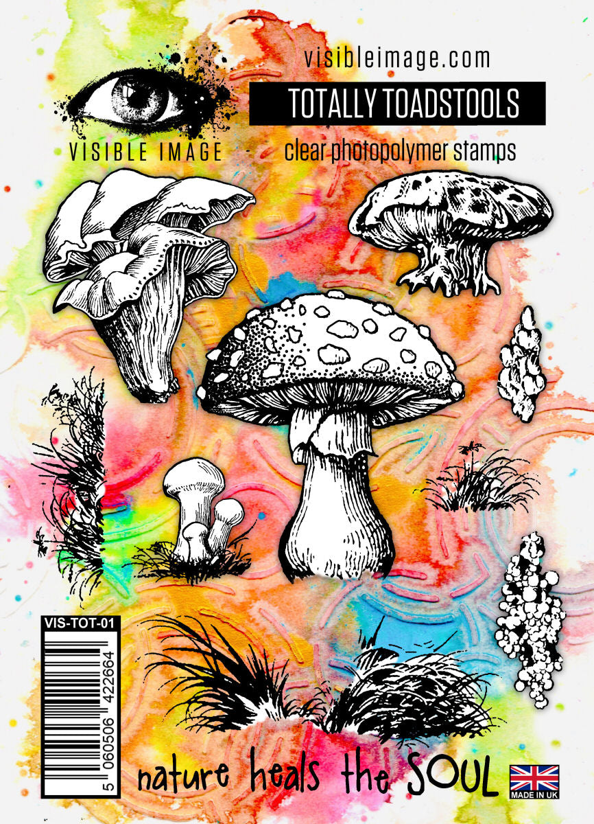Totally Toadstools - A6 Stamp Set