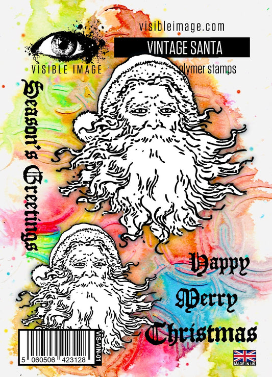 Vintage Santa - A6 Stamp Set