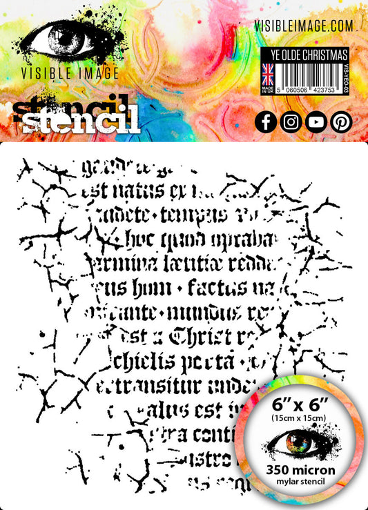 Ye Olde Christmas - Stencil
