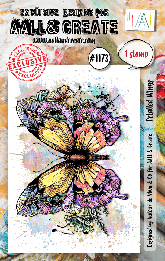 Petalled Wings - #1173 - Stamp Set - July 2024 image 0