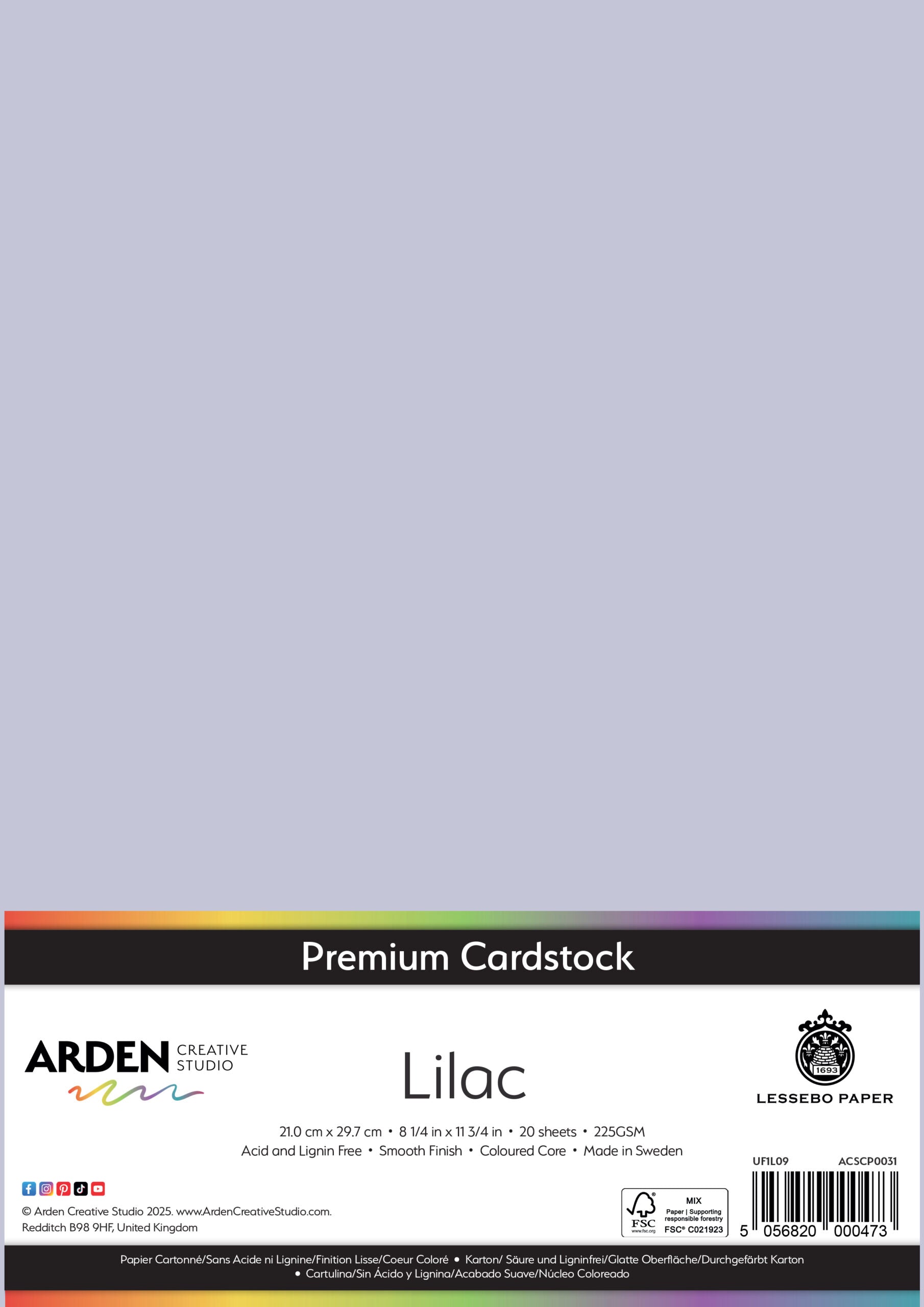 Premium Cardstock-Lilac image 0