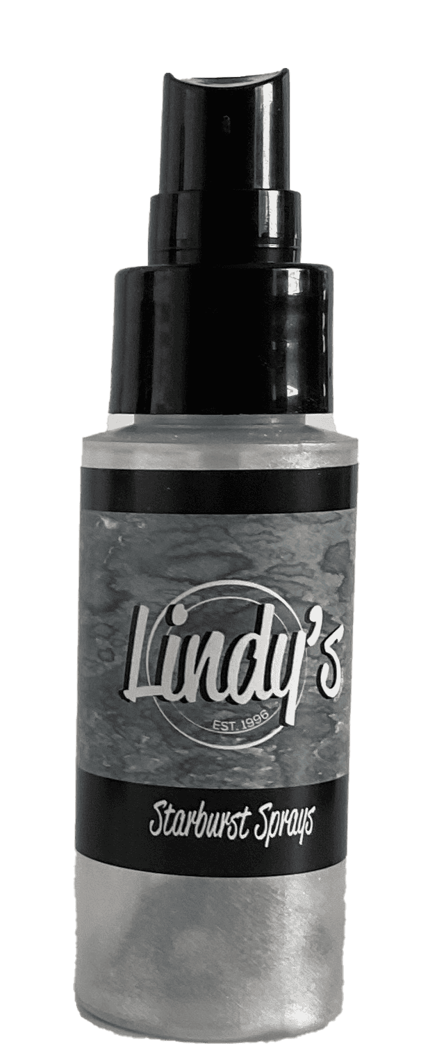 Black Orchid Silver Starburst Spray image 0