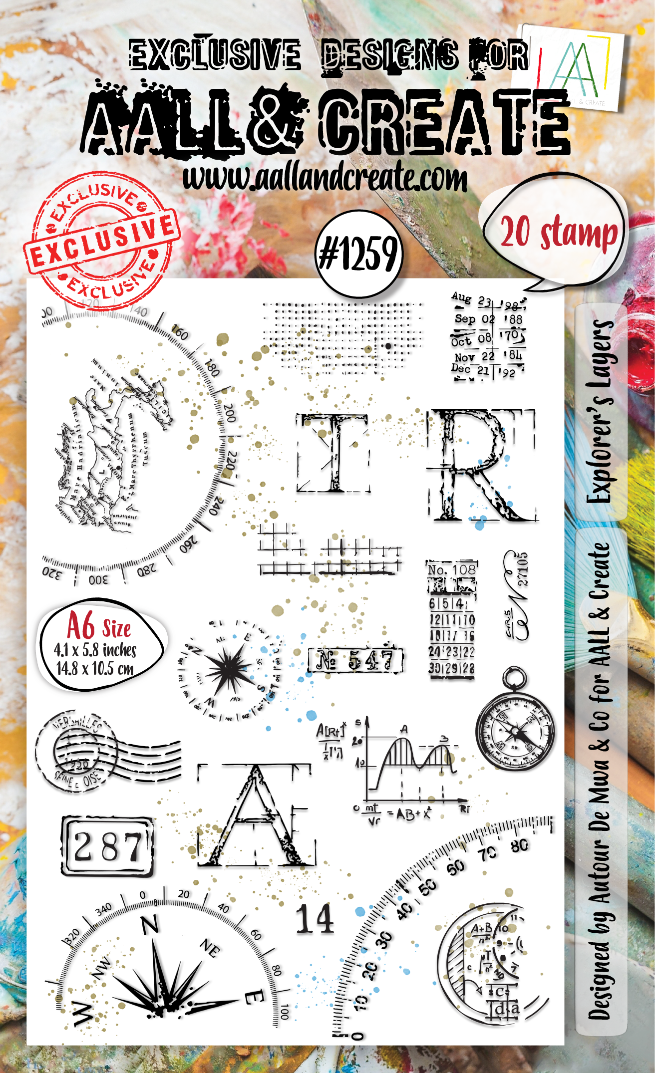 Explorer's Layers - #1259- Stamp- February 2025 image 0