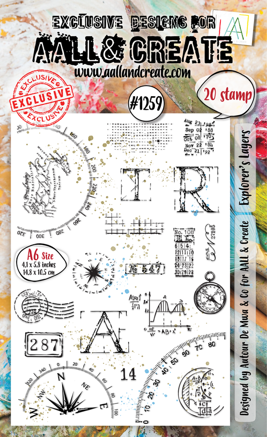 Explorer's Layers - #1259- Stamp- February 2025 image 0